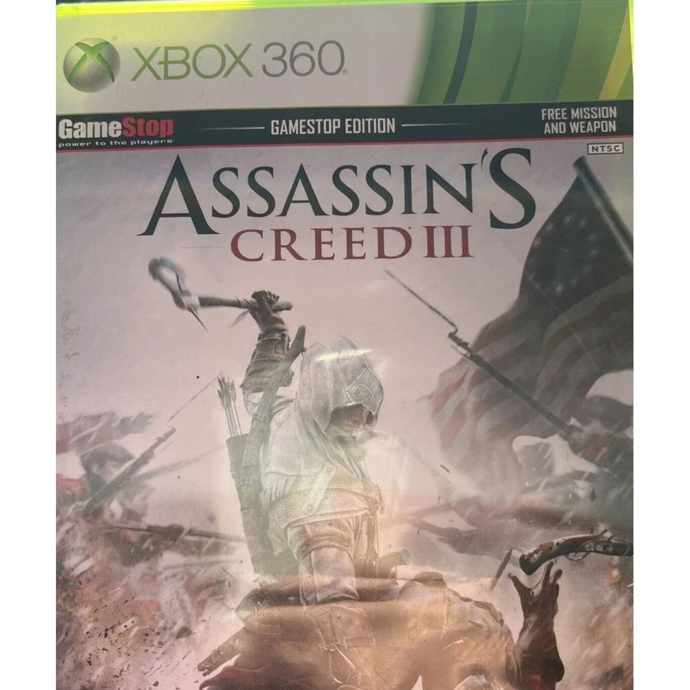ASSASSIN'S CREED III‎ XBOX 360 GAMESTOP EDITION